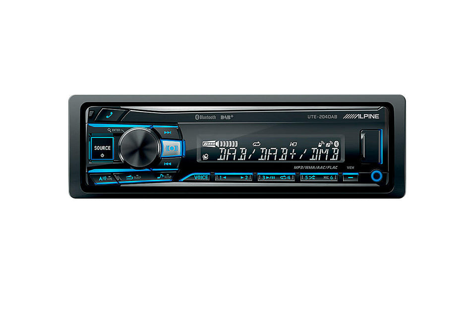 Alpine UTE-204DAB hovedenhet m/antenne