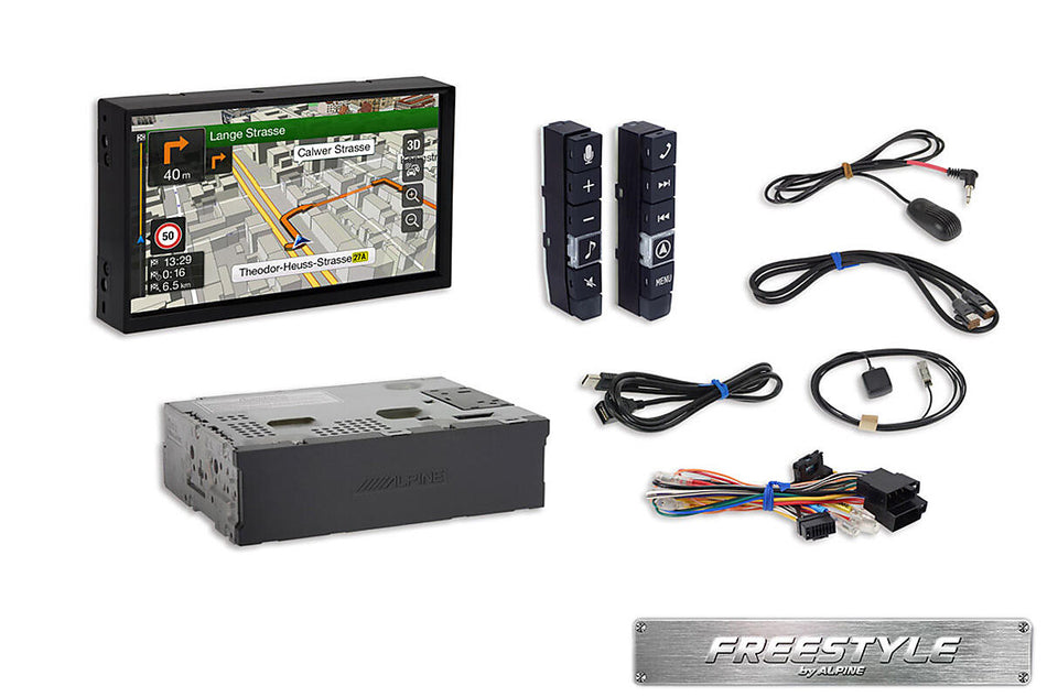 Alpine X702D-F - freestyle hovedenhet