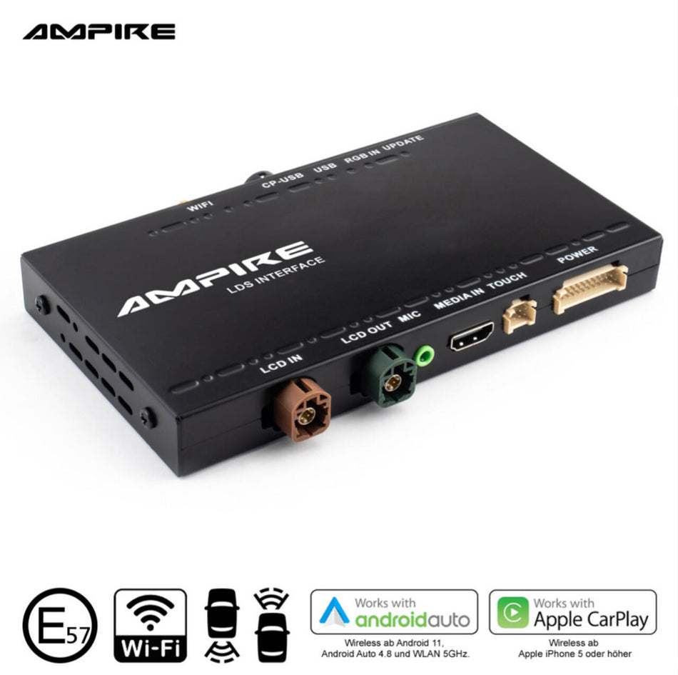 Ampire Trådløs Apple Carplay/AndroidAuto