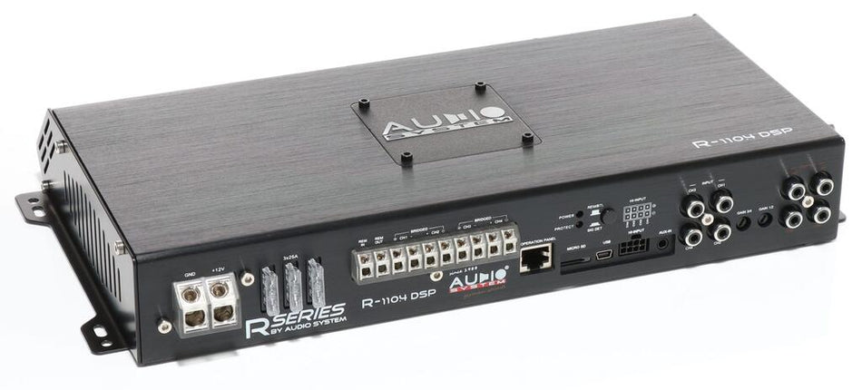 Audio System 4 kanals forsterker med DSP