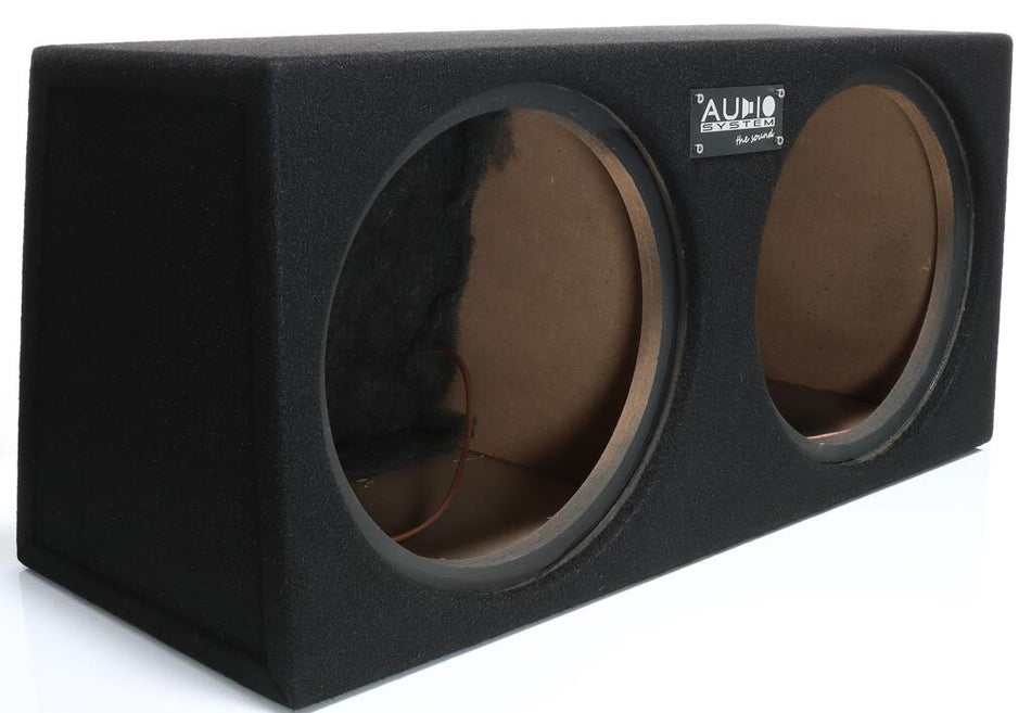 Audio System dobbel 12" basskasse