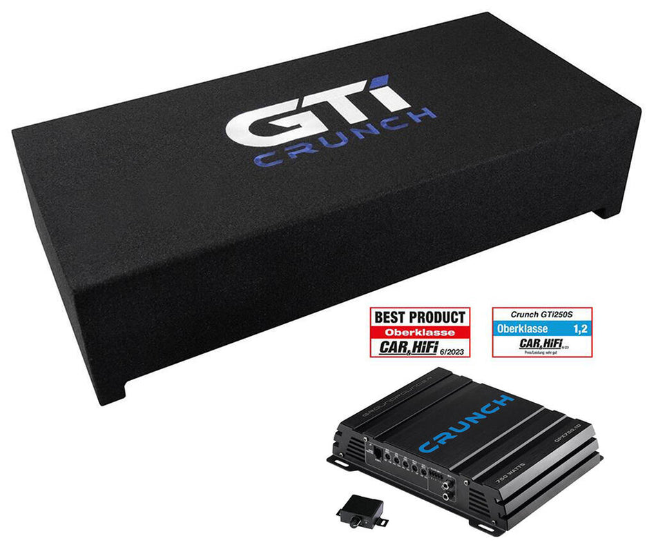 CRUNCH GTI250S + GPX750.1D
