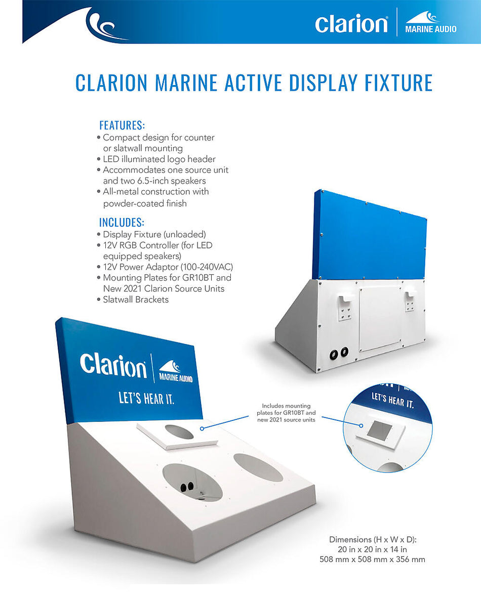 Clarion Marine Rack