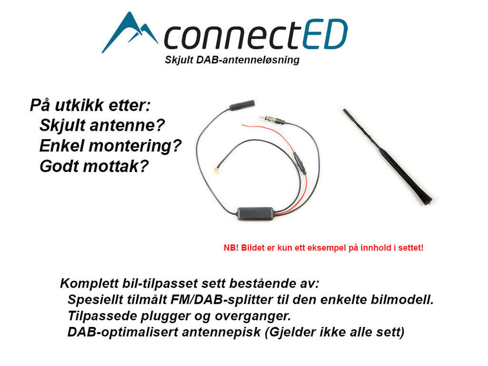 Tilkoblet Skjult DAB-antenne (SMB) 
