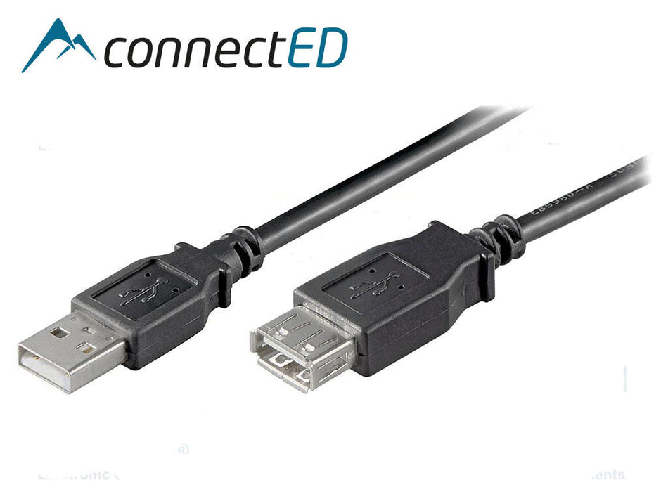 Tilkoblet USB forlengelseskabel 