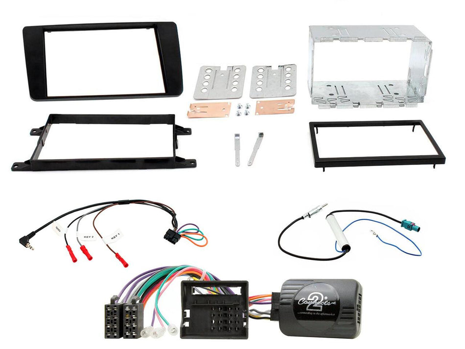 Connects2 Komplett monteringskit 2-DIN