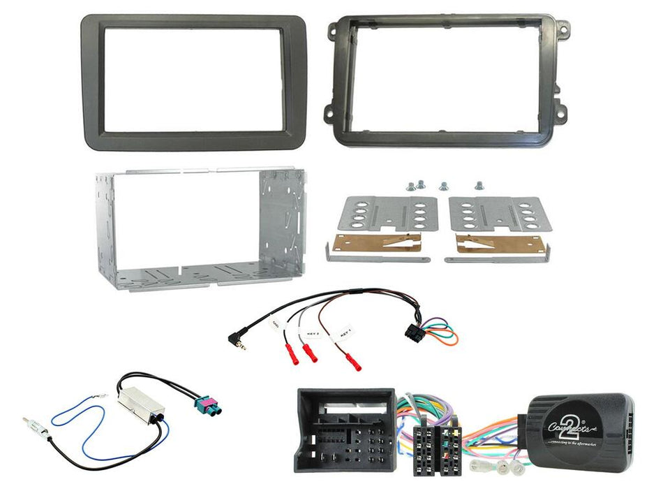 Connects2 Komplett monteringskit, 2-DIN, VW med MIB, 2015 - 2021