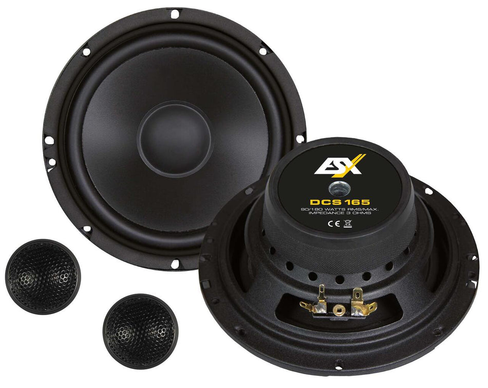 ESX 6,5"  komponentsett 90/180W