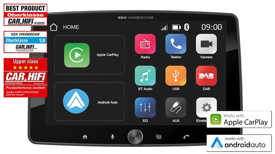 ESX 9" LCD/DAB+/FM/USB/SD/BT