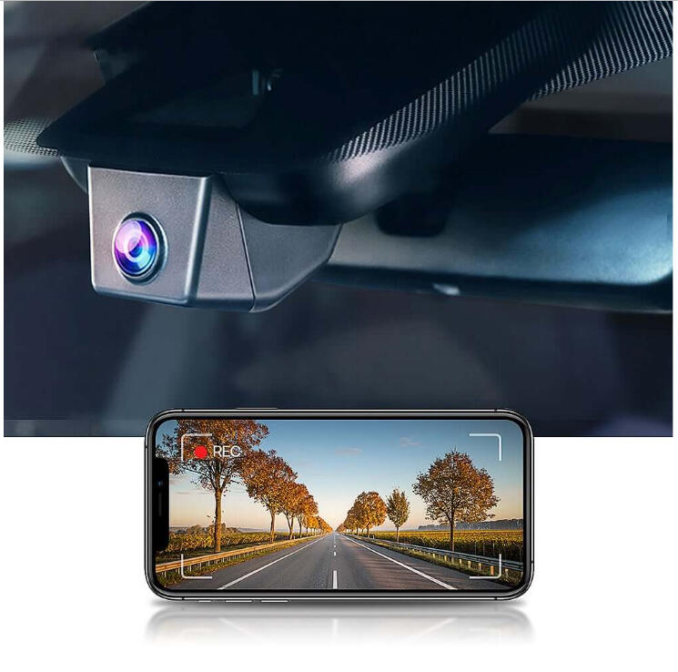 FITCAMX Integrert 4K Dashcam (foran+bak)