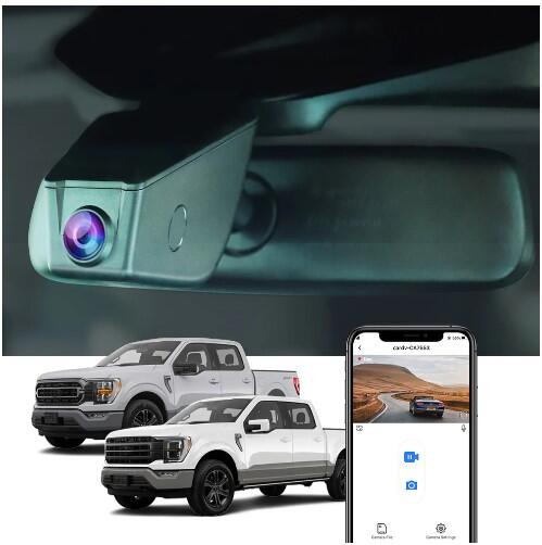 FITCAMX Integrert 4K Dashcam (front)