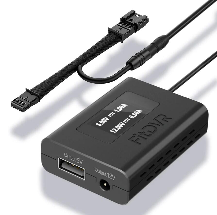 FitDVR Dashcam Power Adapter
