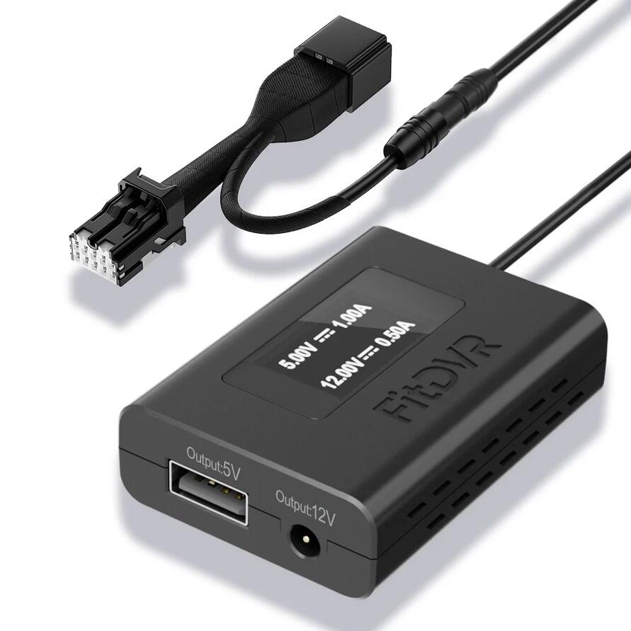 FitDVR Dashcam Power Adapter