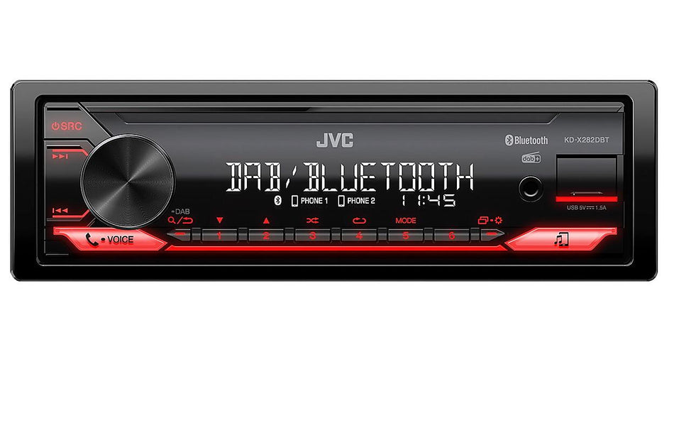 JVC KD-X282DBT hovedenhet m/DAB