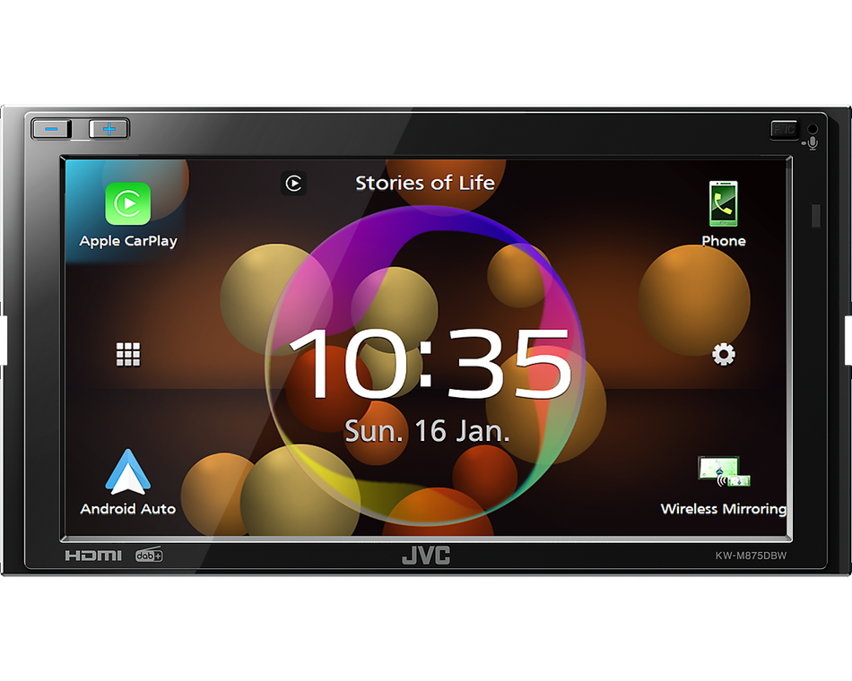 JVC KW-M875DBW - hovedenhet 2DIN
