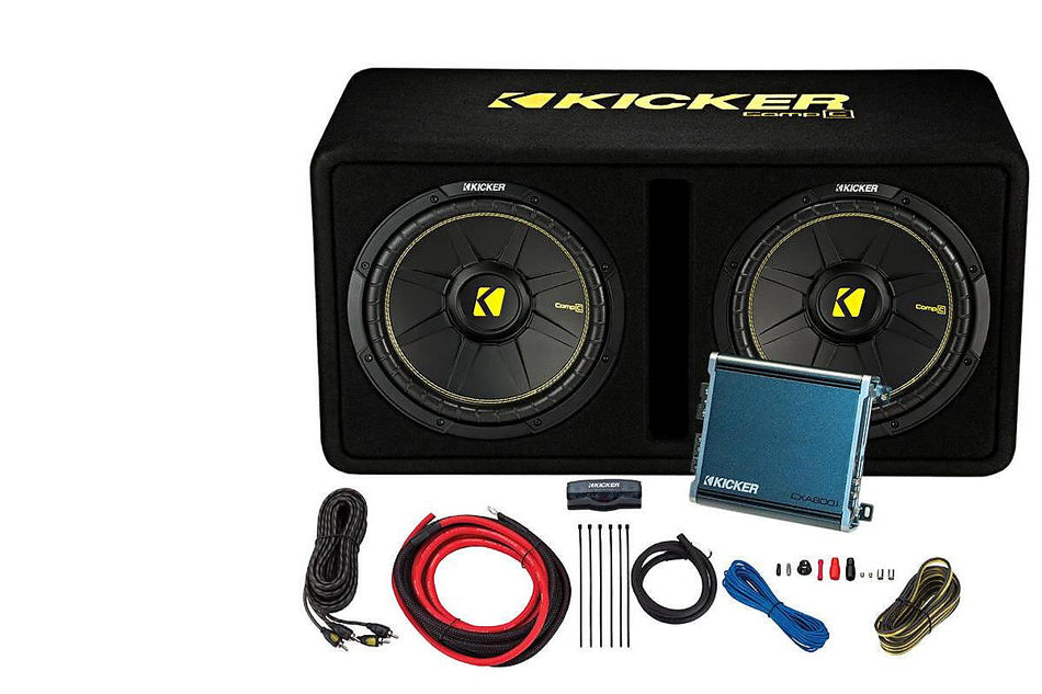 Kicker KickPack™ - KPC2x12 basspakke