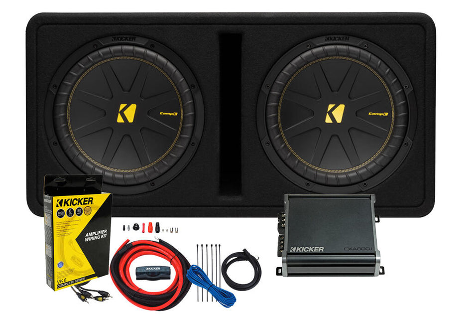 Kicker KickPack™ - KPC2x12 basspakke