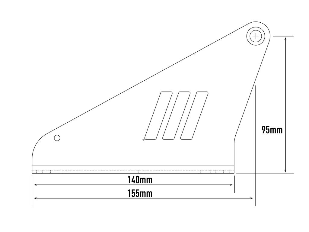 Lazer® takmontering 95mm (bilde 2)