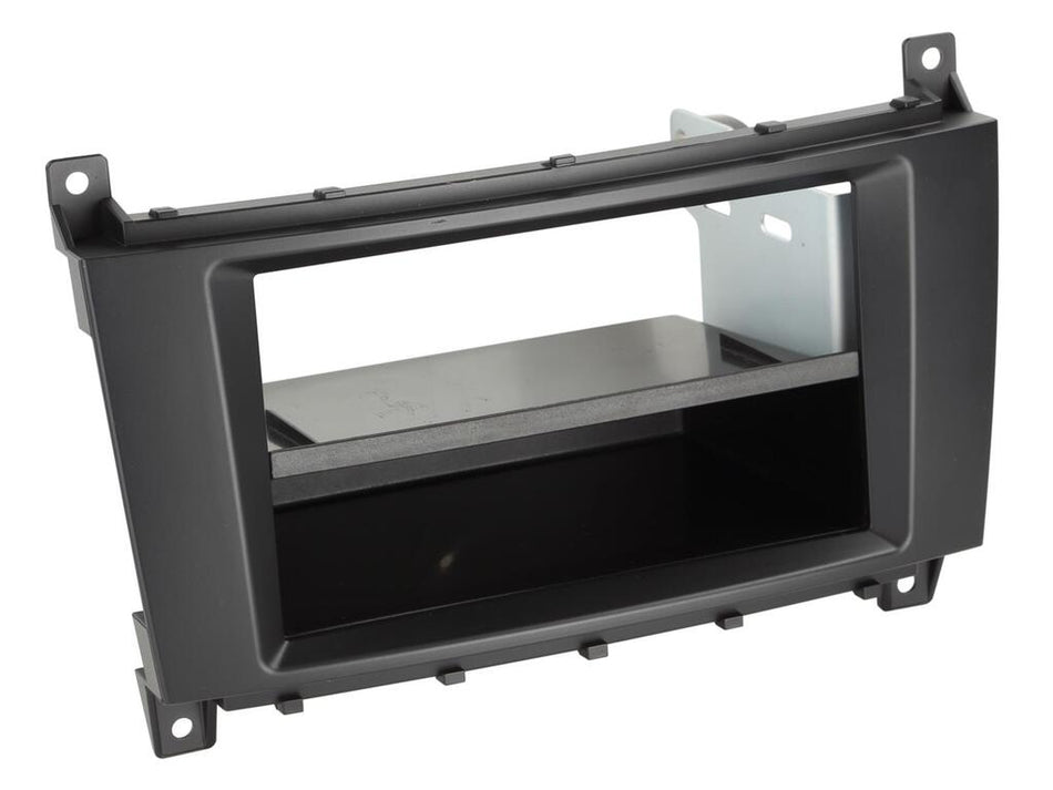 Monteringsramme 2-DIN/ 1-DIN med lomme