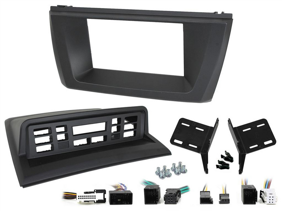 Monteringsramme 2-DIN, sort BMW X3 (E83)