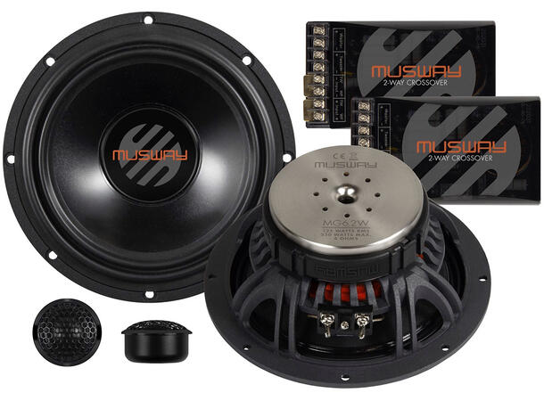 Musway 6½" High End komponentsett