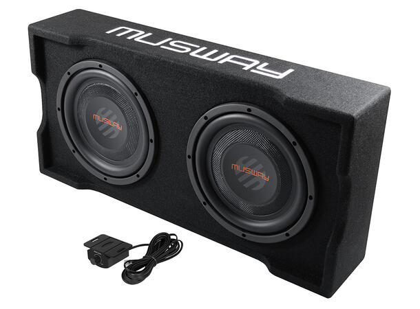 Musway MF210A, 10" Subwoofer med slave