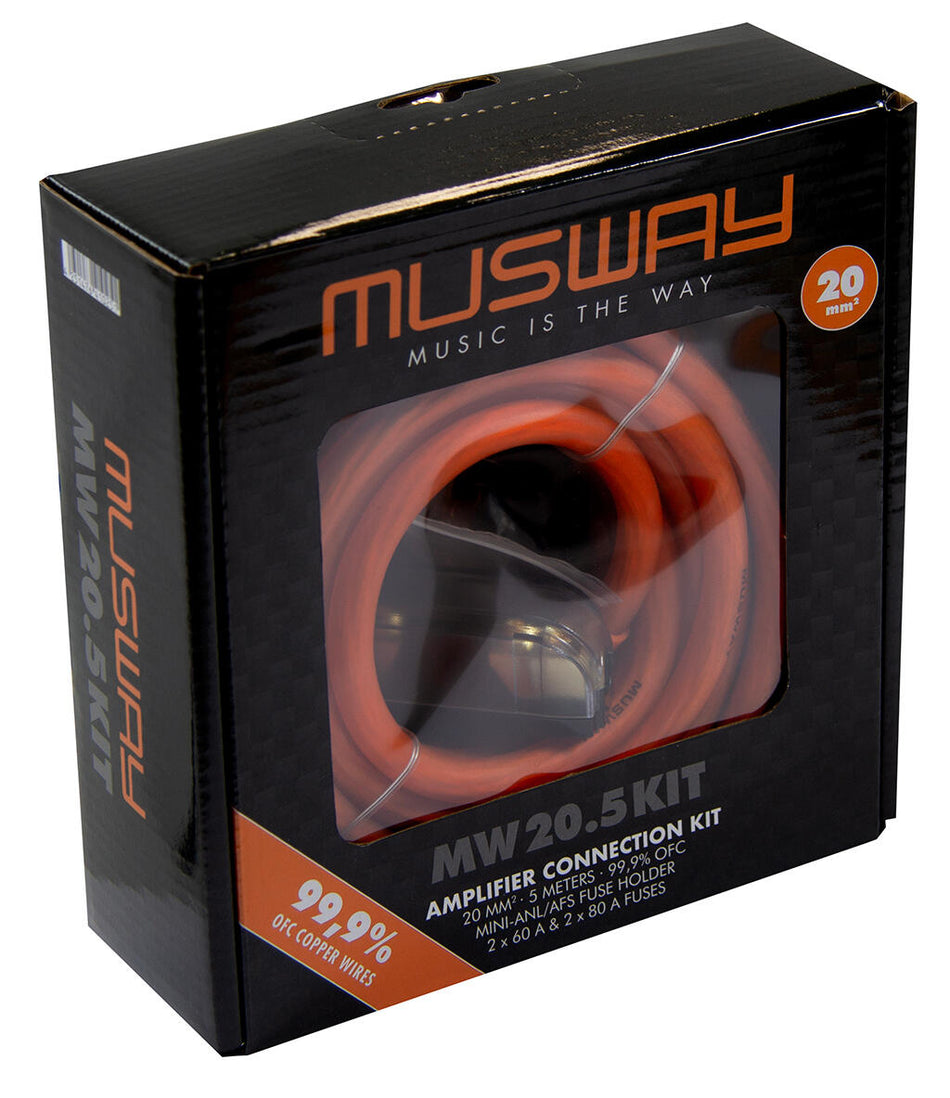 Musway Strømkit, 20 mm², 5 meter