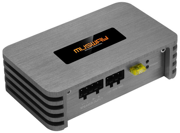 Musway ultrakompakt forsterker 2x105Wmax