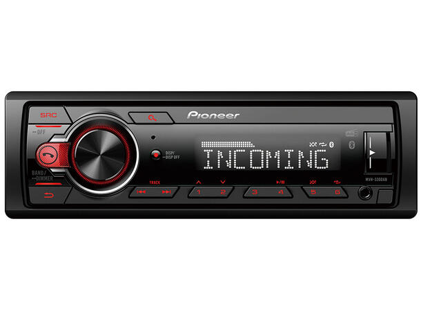 Pioneer MVH330DAB, kort chassis
