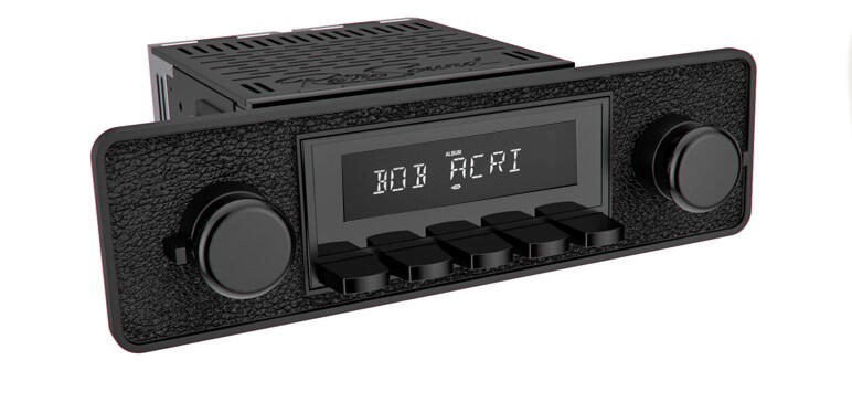 RetroSound Svart radio DAB/AUX/BT/USB 