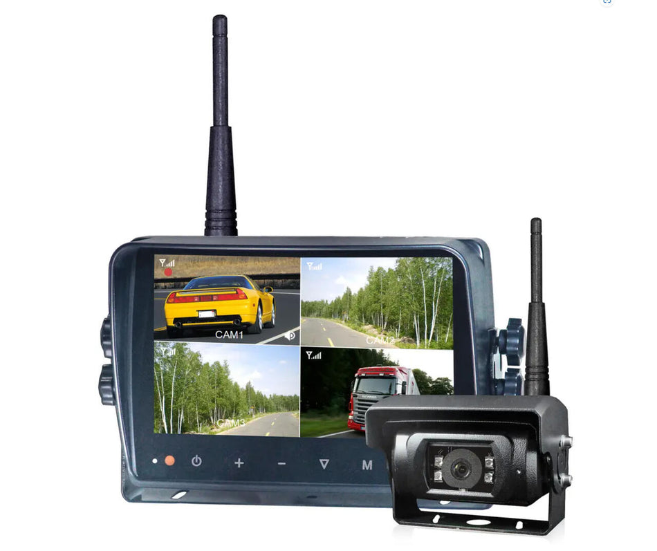 S-Vision ryggekamerasett med 7" skjerm