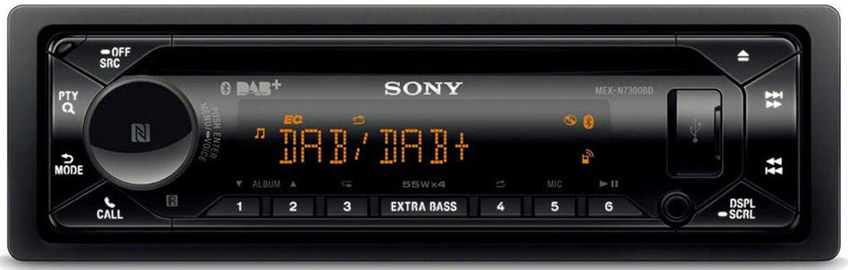 Sony DAB+ CD/RDS, 4 x 55W, MP3/WMA