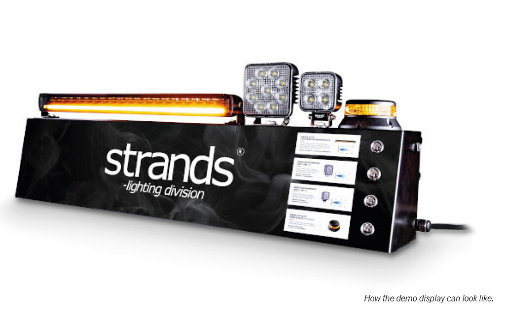 Strands Gui View Strands display for disk med EU kontakt