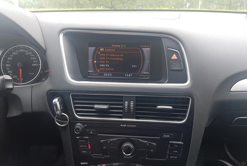 norDAB Premium DAB-integrering Audi