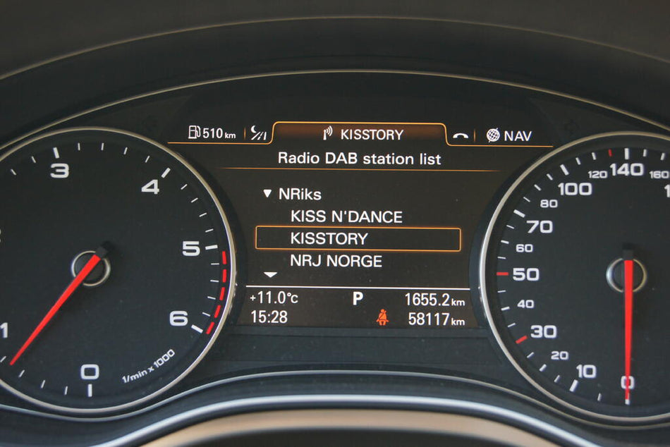 norDAB Premium DAB-integrering Audi/VW 