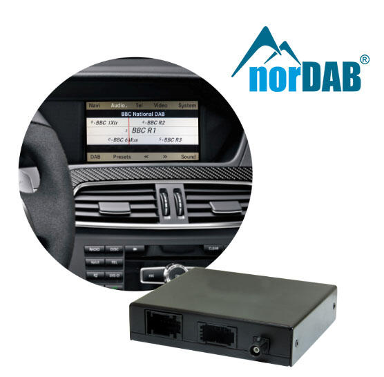 norDAB Premium DAB-integrering Mercedes