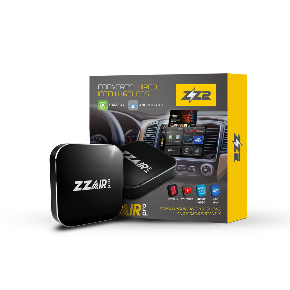 ZZ2 ZZAIR-PRO2, streamingboks og trådløs CarPlay-adapter