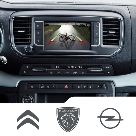 ZZ2 ZZO-RCCNAC-EU, ryggekamera-interface til originalskjerm, Peugeot, Citroën, DS, Opel og Toyota med RCC/NAC