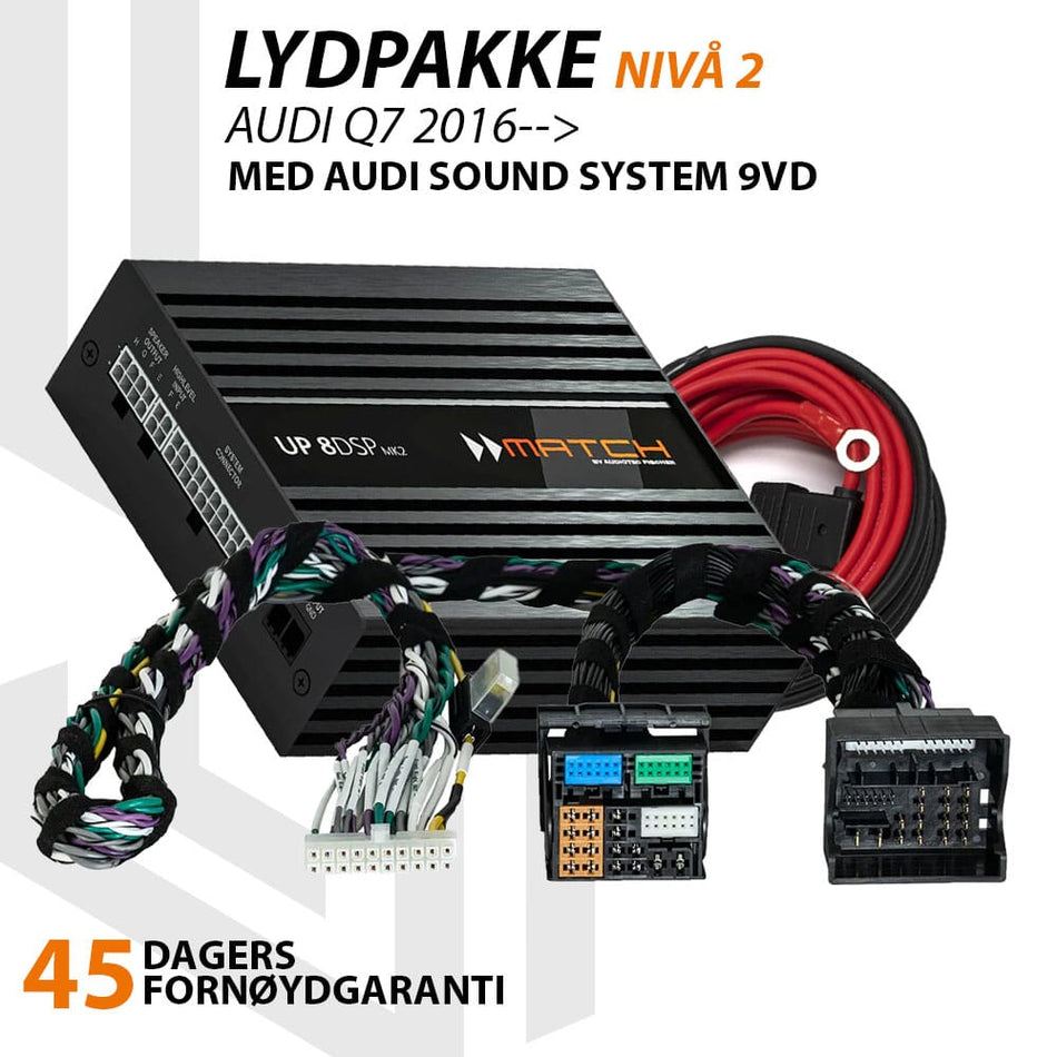 Match Lydoppgraderingspakke Audi Q7 - Nivå 2
