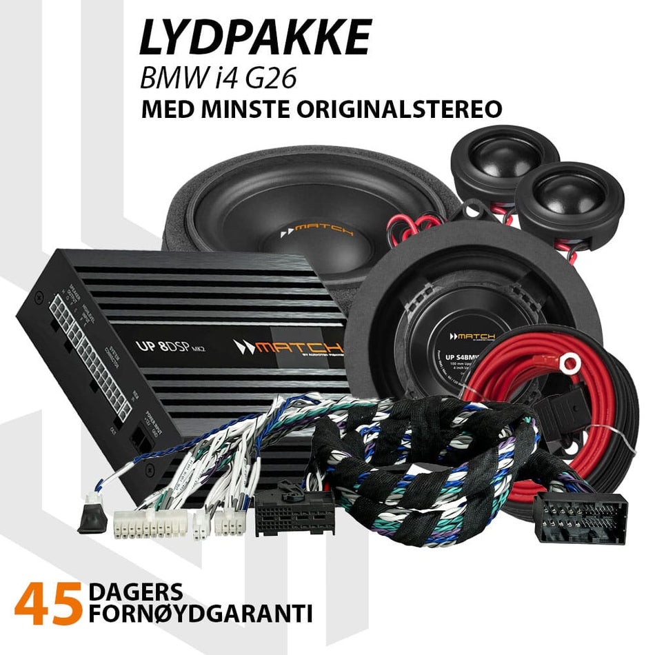 Match Lydoppgraderingspakke BMW i4