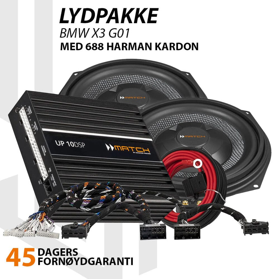 Match Lydoppgraderingspakke BMW X3