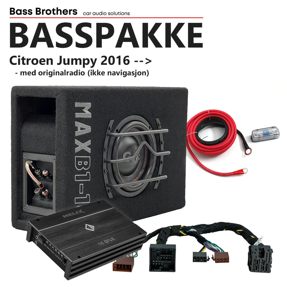 GAS / Helix Basspakke for Citroen Jumpy