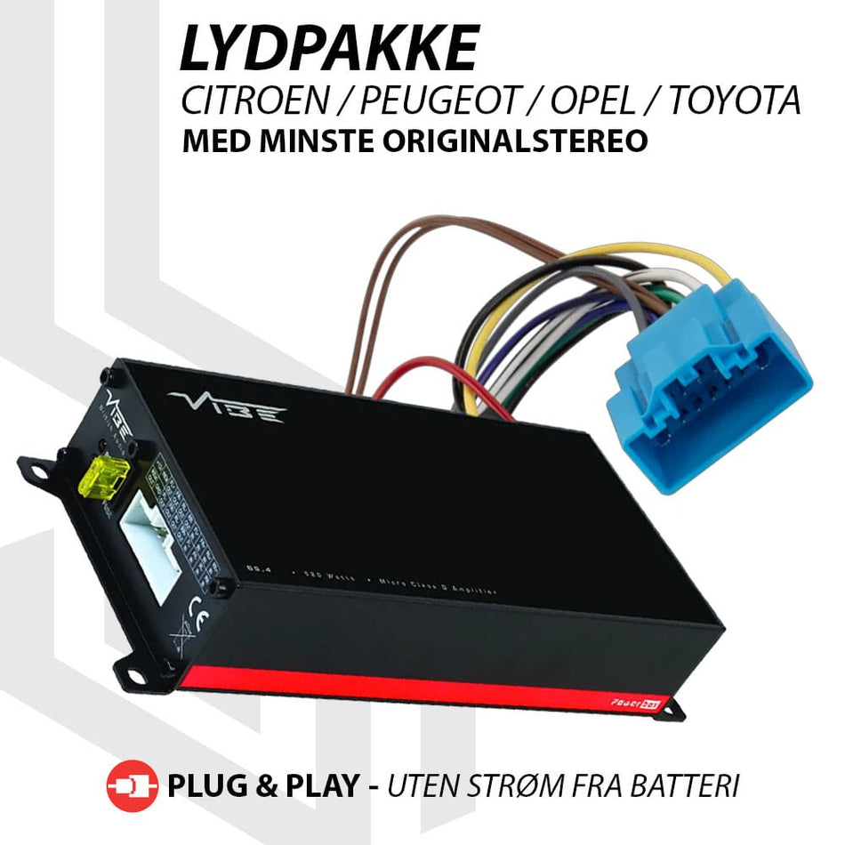 Vibe Powerbox forsterkeroppgradering PSA