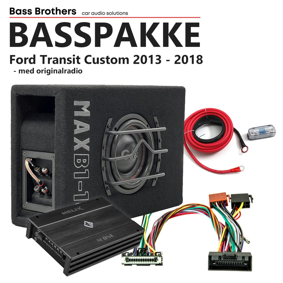 GAS / Helix Basspakke for Ford Transit Custom