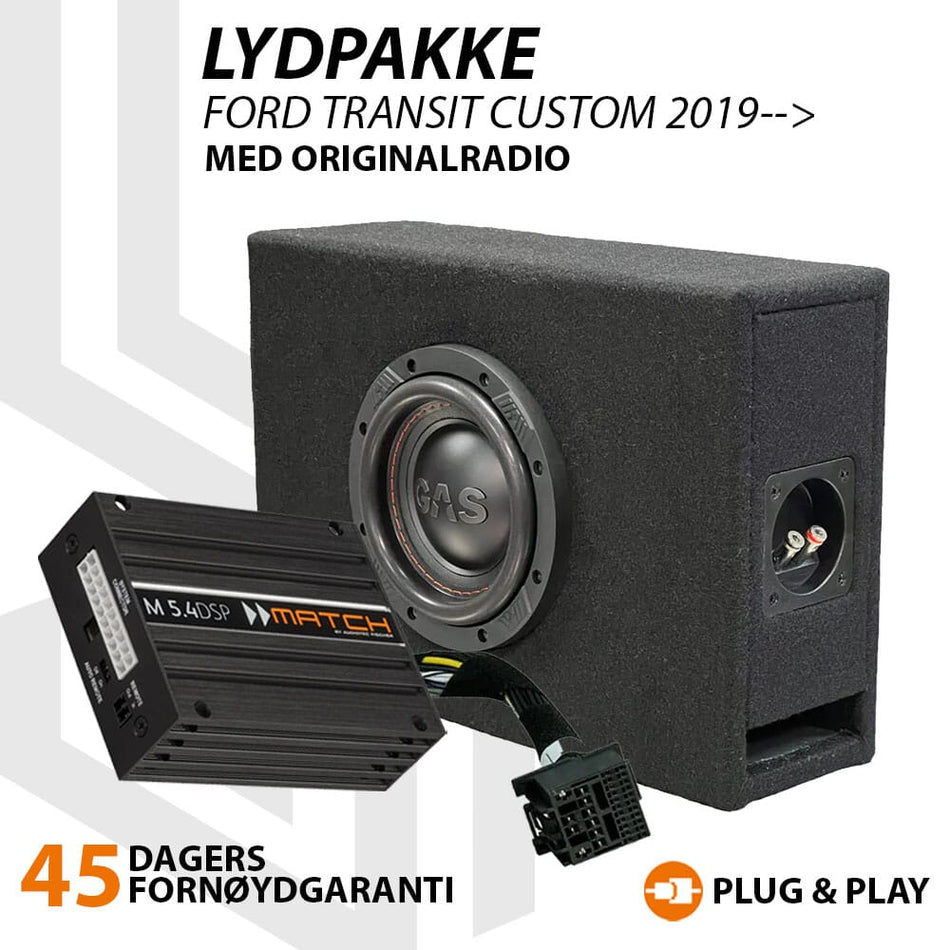 Match Lydoppgraderingspakke Ford Transit Custom