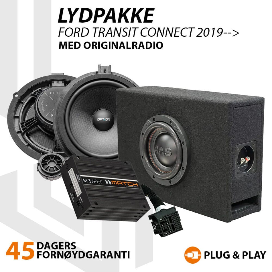 Match Lydoppgraderingspakke Ford Transit Connect