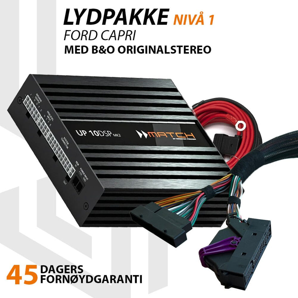 Match Lydoppgraderingspakke Ford Capri - Nivå 1