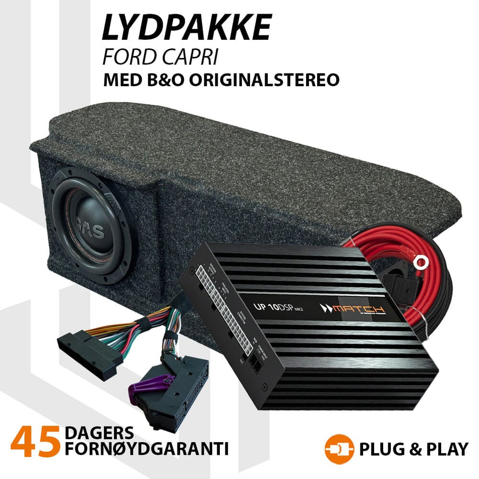Match Lydoppgraderingspakke Ford Capri - Nivå 2