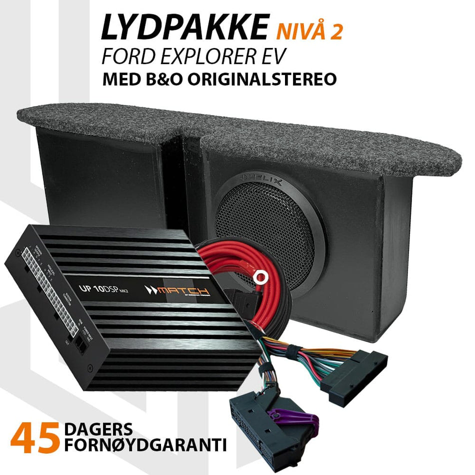 Match Lydoppgraderingspakke Ford Explorer EV - Nivå 2