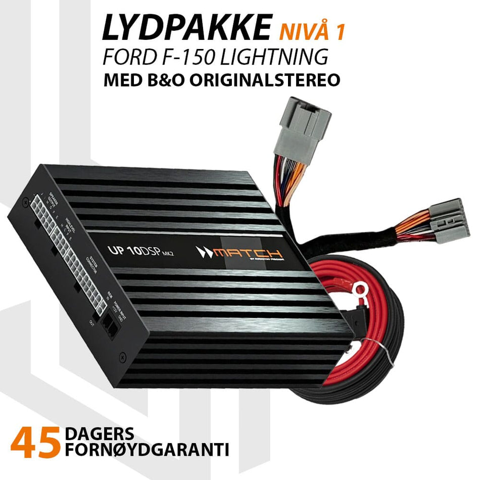 Match Lydoppgraderingspakke Ford F-150 Lightning - Nivå 1